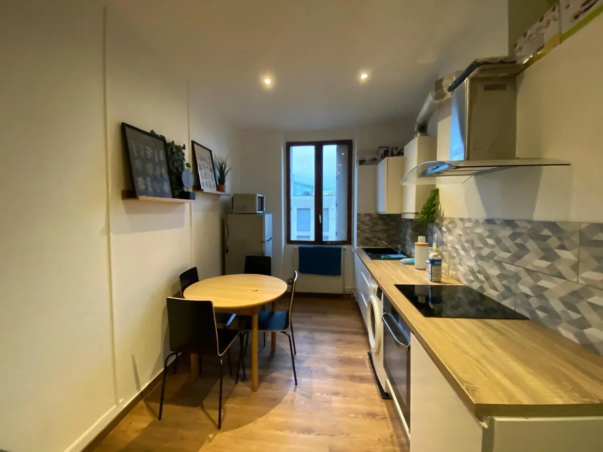 012 Chic & Cosy F2 34M2 Hypercentre Wifi Smart Tv Netflix Apartment Saint-Etienne
